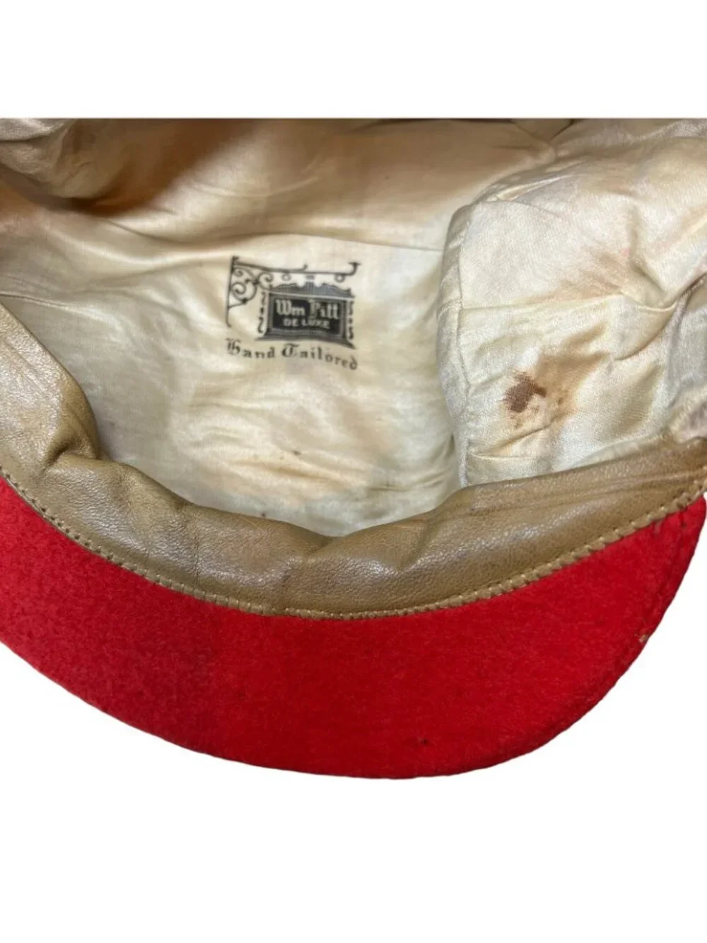 Wm Pitt Deluxe Hand Tailored 7 Vintage Newsboy Cabbie Flat Hat Cap Golf William